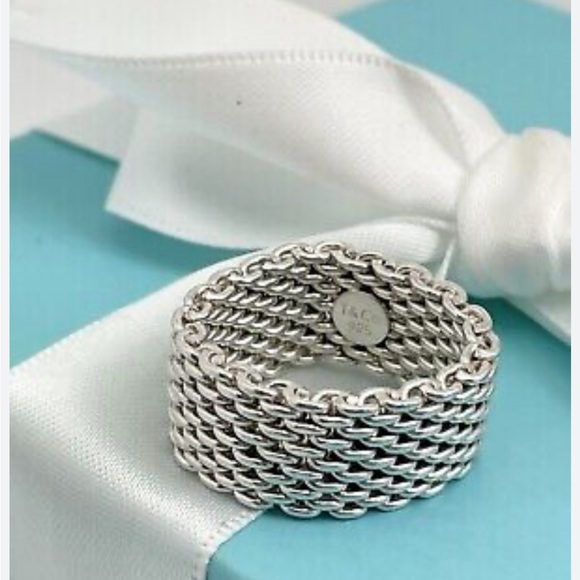 Tiffany Somerset mesh ring